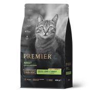 Premier Cat Lamb&Turkey ADULT мясо ягненка с индейкой для кошек 400 г
