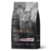 Premier Cat Salmon&Turkey ADULT филе лосося с индейкой для кошек 400 г
