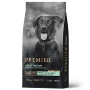Premier Dog Lamb&Turkey ADULT Medium (Свежее мясо ягненка с индейкой для собак средних пород) 10 кг
