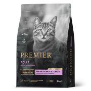Premier Cat Salmon&Turkey ADULT филе лосося с индейкой для кошек 8 кг