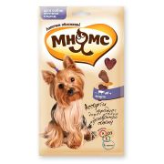 Лакомство Мнямс ассорти для собак мелких пород говядина, ягненок, курица 60 г