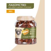 Лакомство Мнямс для собак утиные грудки в банке 800 г