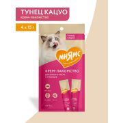 Крем-лакомство Мнямс для кошек с тунцом Кацуо 15 г х 4 шт.