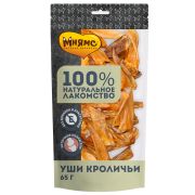 Лакомство Мнямс для собак Уши кроличьи 65г