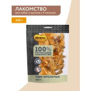 Лакомство Мнямс для собак Уши кроличьи 450г