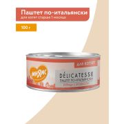 Влажный корм Мнямс Деликатес Курица с брокколи для котят старше 1 месяца «Паштет по-итальянски» 100 г