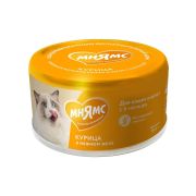 Влажный дополнительный корм Мнямс для кошек и котят старше 6 месяцев «курица в нежном желе» 80 г