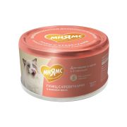 Влажный дополнительный корм Мнямс для кошек и котят старше 6 месяцев «тунец с креветками в нежном желе» 80 г