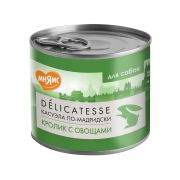 Влажный корм Мнямс Деликатес Паштет из кролика с овощами для собак всех пород «Касуэла по-мадридски» 200 г