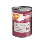 Влажный корм Мнямс Деликатес Паштет из ягненка с овощами для собак всех пород «Мусака по-ираклионски» 400 г