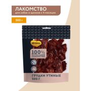 Лакомство Мнямс для собак Грудки утиные 500г