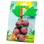 Игрушка Bambini Pets для грызунов «Виноград» из дерева и люфы