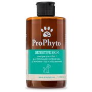 Жидкий шампунь ProPhyto SENSITIVE SKIN SHAMPOO для собак с растительными экстрактами,которые успокаивают зуд и раздражение, 250 мл