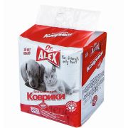 Dr. ALEX впит. коврики гелевые с липким фиксатором 60*60 (15 шт)