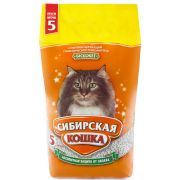 Сибирская кошка Наполнитель Бюджет впитывающий (5 л)