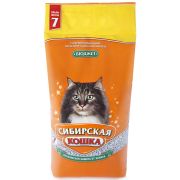 Сибирская кошка Наполнитель Бюджет впитывающий (7 л)
