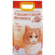 Сибирская кошка Наполнитель ОПТИМА комкующийся (5 л)