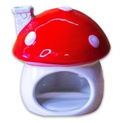 КерамикАрт домик для грызунов Мухомор 150 мл, 8,5х8см (1 шт)