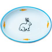 КерамикАрт миска для грызунов Зайчик 90мл, голубая (90 мл)