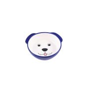 КерамикАрт миска керамическая для собак 180 мл Мордочка собаки синяя (180 мл)