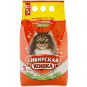 Сибирская кошка Наполнитель ЭКСТРА д/длинношерс впитывающий (5 л)