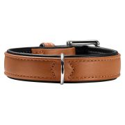 Hunter ошейник Canadian 50 кожа лося коньячно-черный (42-48 см)