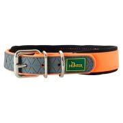 Hunter ошейник Convenience Comfort 45 (32-40 см)/2 см биотановый оранжевый неон (Оранжевый)