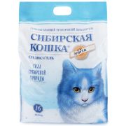 Сибирская кошка Наполнитель ЭЛИТА силикагель Синий (16 л)