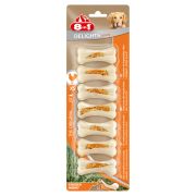 8in1 DELIGHTS Strong XS косточки сверхпрочные с куриным мясом для мелких собак набор 7 шт (7,5 см)