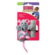 KONG игрушка для кошек Крыса плюш с тубом кошачьей мяты (S)