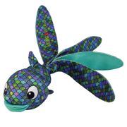 KONG игрушка для собак Wubba Finz Рыба с пищалкой (L)