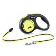 flexi рулетка Classic Neon со светоотражающим тросом (12кг, 5м)