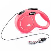flexi рулетка New Classic красная, трос (8кг, 3м)
