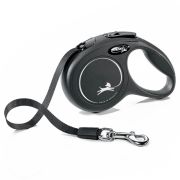 flexi рулетка New Classic черная, лента (12кг, 3м)