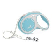 flexi рулетка NEW LINE Comfort серо-голубая, лента (25кг, 5м)