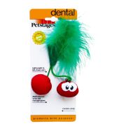 Petstages игрушка для кошек Dental «Вишни» с кошачьей мятой (7 см)