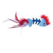 Petstages игрушка для кошек Play «Fish Bone» голубая (11 см)