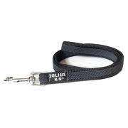 JULIUS-K9 поводок для собак Super-grip с ручкой, до 50 кг, черно-серый (120 см)