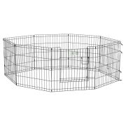 MidWest вольер Life Stages 8 панелей с дверью-MAXLock черный (61х61h см)