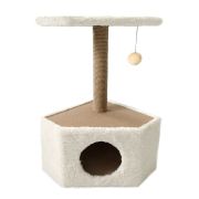 Дом и Кот Домик угловой обмотка столбов Джут (39х39х69)