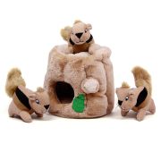 Игрушка-головоломка OutwardHound Hide-A-Squirrel (спрячь белку) малая, для собак, 12 см