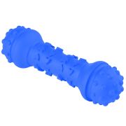 Игрушка Mr.Kranch для собак Гантель дентальная 18 см синяя с ароматом курицы