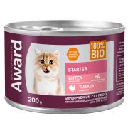 AWARD для котят паштет из индейки 200г