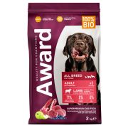 AWARD корм д/собак всех пород с ягн. и инд. 2кг