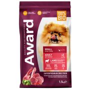 AWARD корм д/собак мелк. пород с ягн. и инд 1,5кг