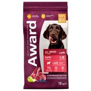 AWARD корм д/щен. всех пород с ягн. и инд. 12кг