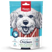 Лакомство Wanpy курица с треской в форме сэндвича для собак всех пород 100 г