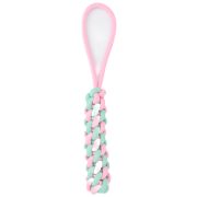 Игрушка Mr.Kranch для собак Жгут из каната 30*4 см розовая с голубым