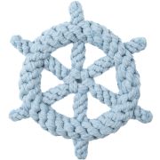 Игрушка Mr.Kranch для собак Штурвал из каната 20 см фиолетовая