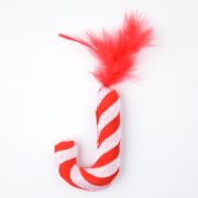 Игрушка Mr.Kranch для кошек «Леденец» с кошачьей мятой, 9*3 см красный